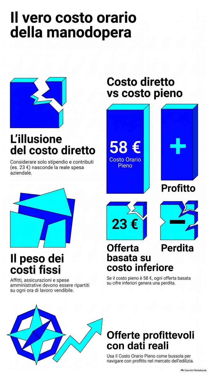 Guido Alberti: Come calcolare il costo orario reale della manodopera per non perdere soldi nei cantieri